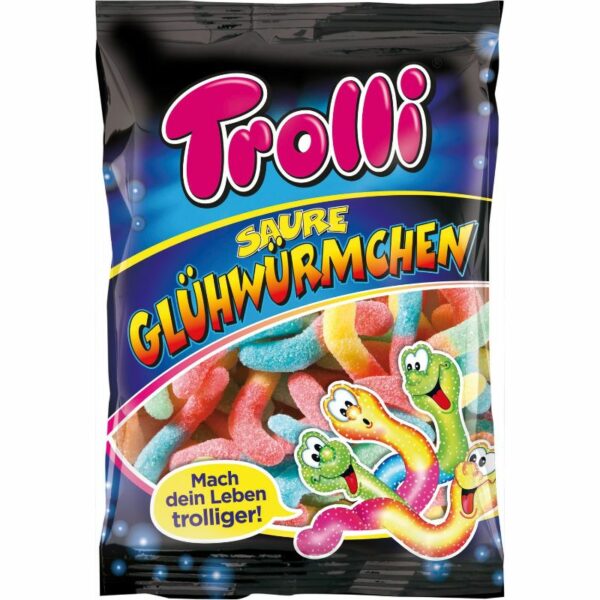 TROLLI SOUR GLOW WORMS 200g