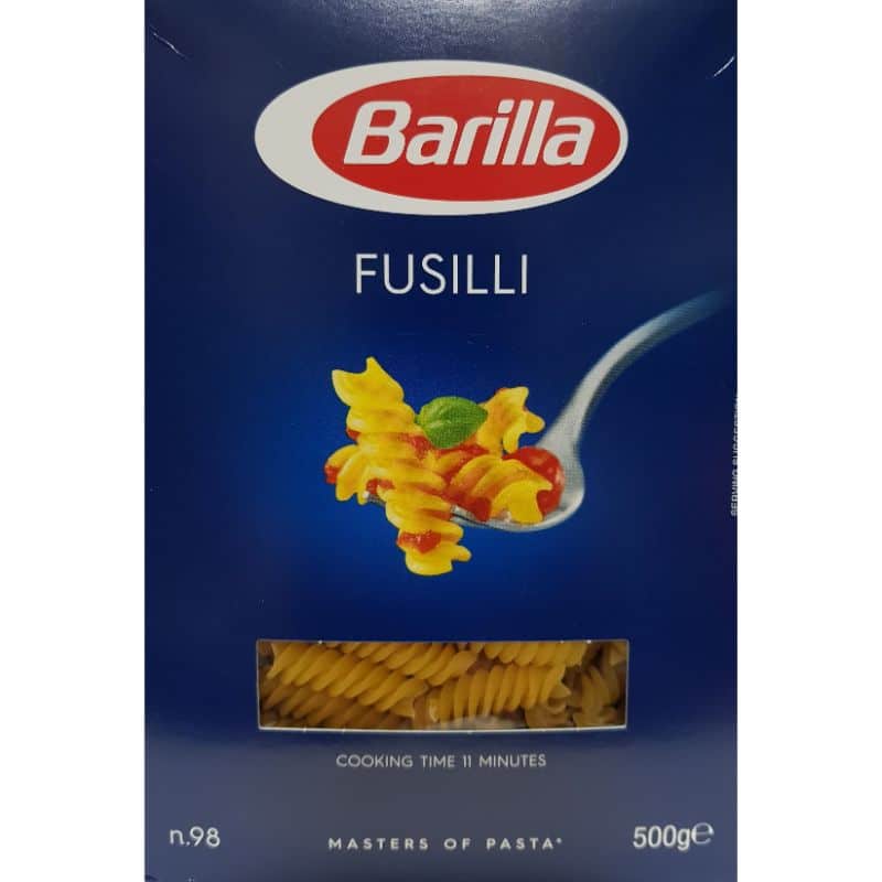 15 Paquets Pâte Barilla Trofie N°296 500 Gr Rinderschinken' Courte Fusilli  Box