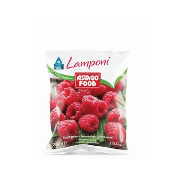 Asiago Frozen Raspberries 300g