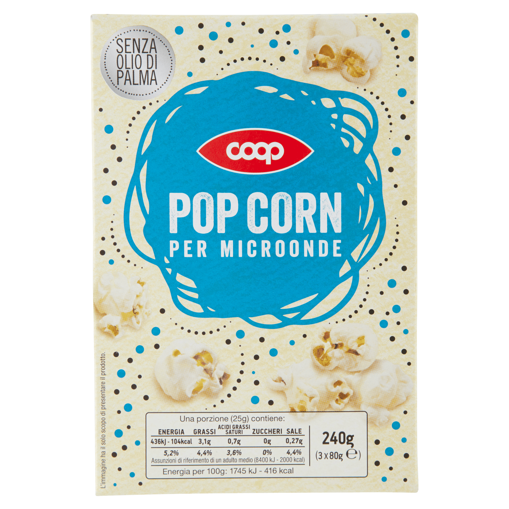 COOP Pop Corn for Microwave 3x80g – Convenience Shop Online