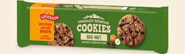 GRIESSON COOKIES BIG NUT CHOCO CHIPS NOISETTE 150G