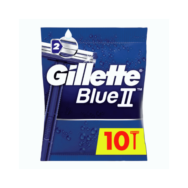 GILLETTE BLUE II DISP 10PCS