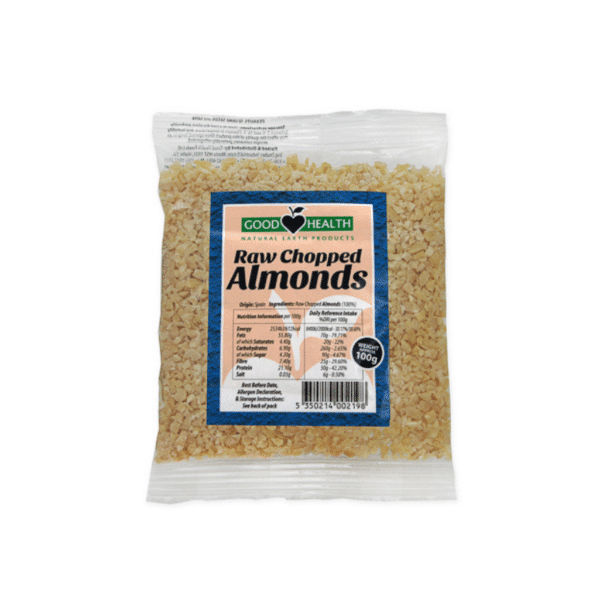 GOOD HEALTH CHOPPED ALMONDS (RAW) 100G