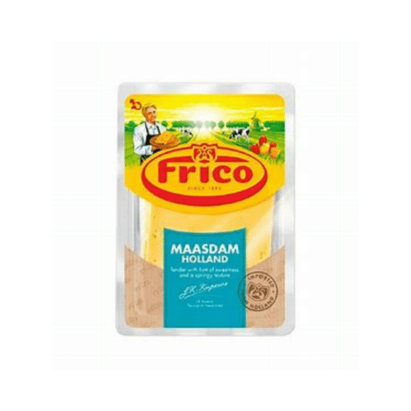 FRICO CHSE MAASDAM CHEESE SLICES 150G